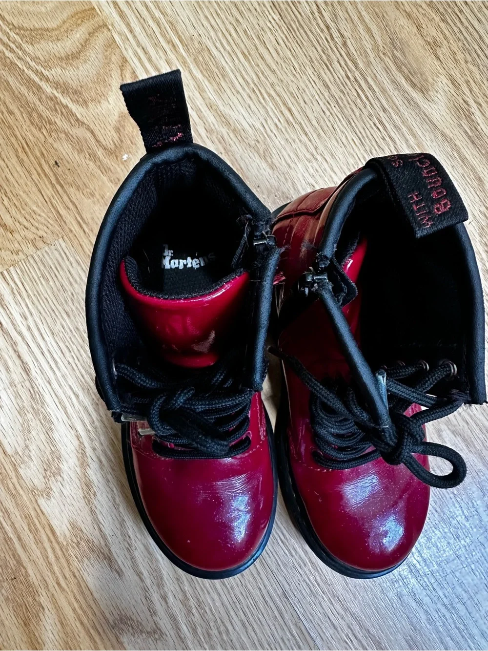 Dr. Martens bold red